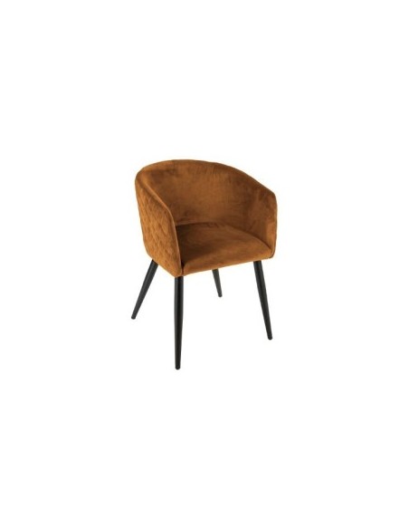 POLTRONA 157153E MARLO VELLUTO AMBRA su TreG Ingrosso