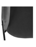 POLTRONA 166590C SIRON VELLUTO GRIGIO su TreG Ingrosso