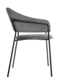 POLTRONA 166590C SIRON VELLUTO GRIGIO su TreG Ingrosso