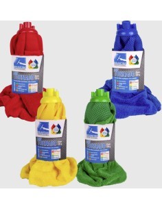 MOP TORNADO CON RETE 33CM 120GR COLORI ASSORTITI su TreG Ingrosso