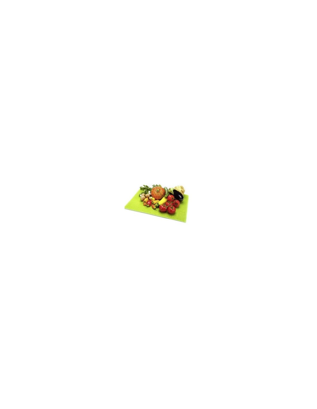 639793 PANNO ASCIUGA FRUTTA/VERDURA VERDE 51X39CM su TreG Ingrosso