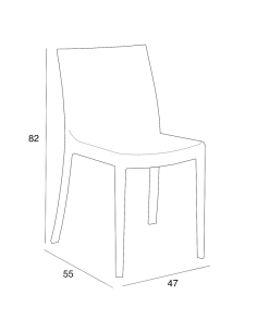 SEDIA MATRIX BIANCO su TreG Ingrosso