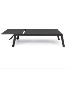 LETTINO 0662854 HILDE ANTRACITE CON RUOTE su TreG Ingrosso