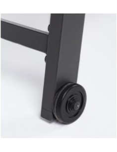 LETTINO 0662854 HILDE ANTRACITE CON RUOTE su TreG Ingrosso