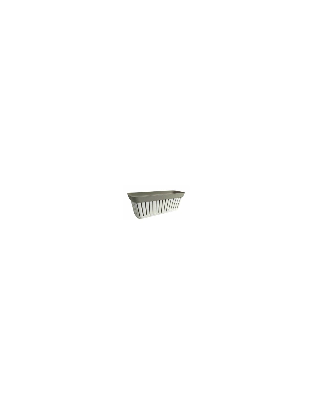 KRETA BALCONETTA 40CM BIANCO/TORTORA su TreG Ingrosso
