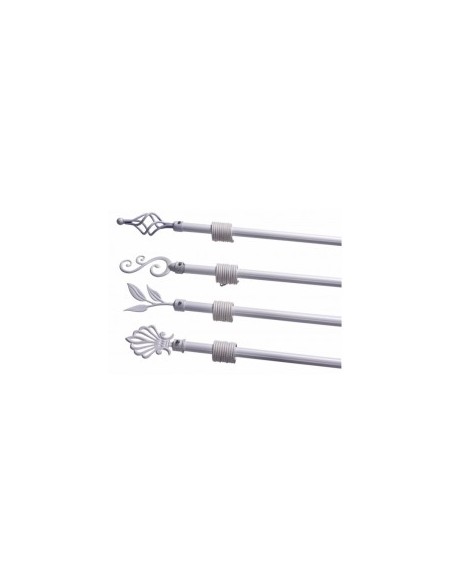 ASTA PER TENDA 61876 FERRO 120/210CM COMPLETA su TreG Ingrosso