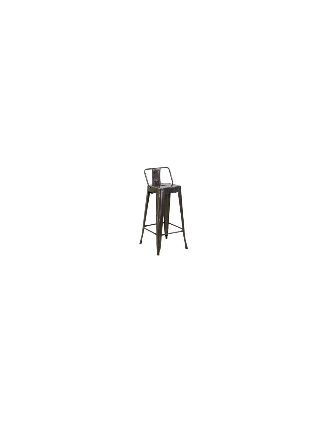 SGABELLO 803318 BRISTOL GALVANIZZATO H77CM su TreG Ingrosso