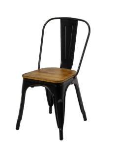 SEDIA 804188 BRISTOL NERO SEDUTA LEGNO su TreG Ingrosso