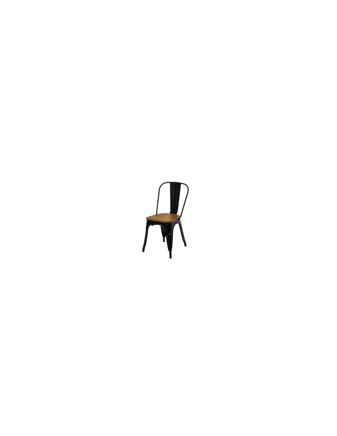 SEDIA 804188 BRISTOL NERO SEDUTA LEGNO su TreG Ingrosso