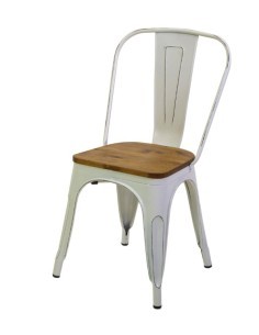 SEDIA 804189 BRISTOL BIANCO SEDUTA LEGNO su TreG Ingrosso