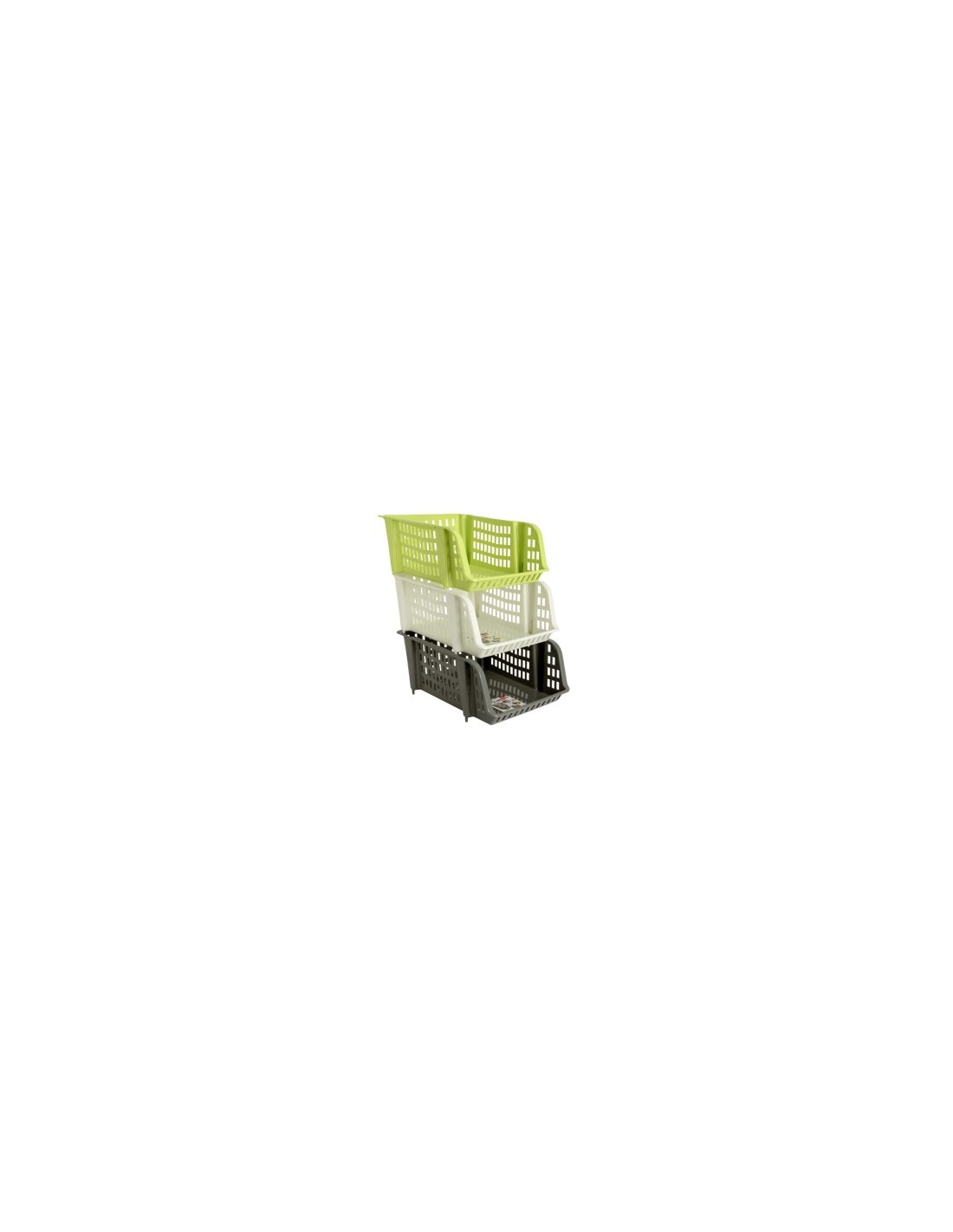 CESTA IMPILABILE 0676 29X36X15CM su TreG Ingrosso