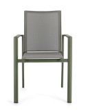 SEDIA 0663302 KONNOR VERDE CON BRACCIOLI su TreG Ingrosso