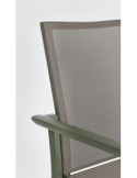 SEDIA 0663302 KONNOR VERDE CON BRACCIOLI su TreG Ingrosso
