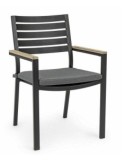 Sedia Belmar Bizzotto con braccioli integrati - 0663164 | TreG Ingrosso