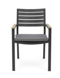 Sedia Belmar Bizzotto con braccioli integrati - 0663164 | TreG Ingrosso