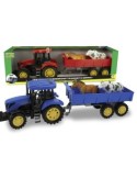 LINEA VERDE 66703 TRATTORE CON RIMORCHIO TRASPORTO ANIMALI su TreG ...