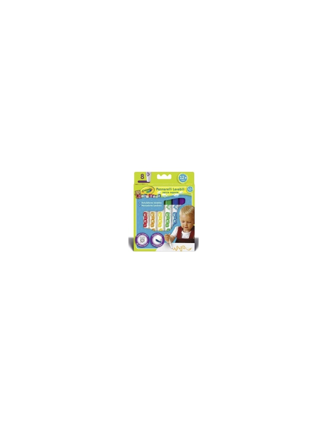 CONF 8 COLORI 8324 LAVABILI FIBRA MINIKIDS su TreG Ingrosso