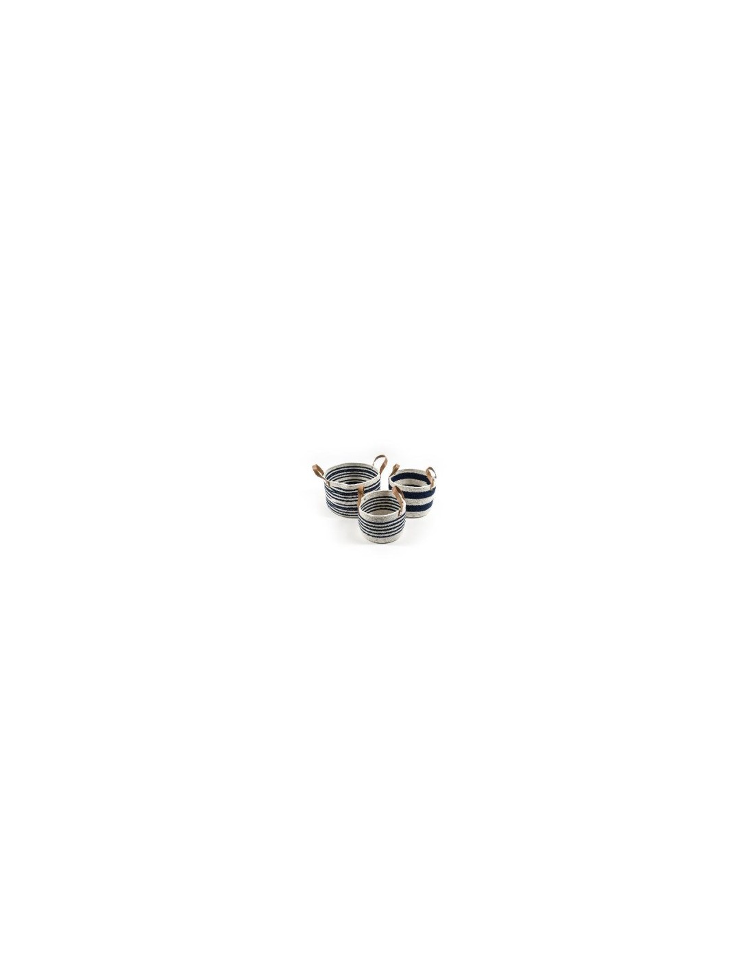 CESTA 37296 2 MIS CORDA CON MANICI 26X18CM su TreG Ingrosso