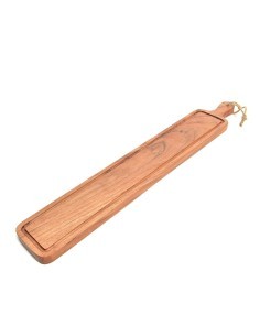 VASSOIO 05872 SERVITO 50X9X1,5CM LEGNO NATURALE su TreG Ingrosso