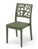 SEDIA TETI VERDE OLIVA su TreG Ingrosso