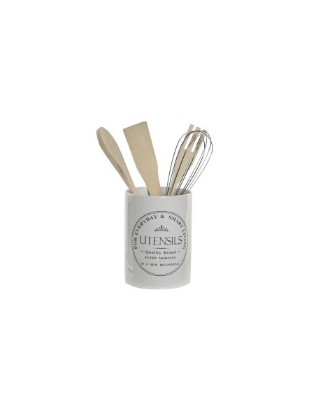 SET 4 UTENSILI PC204954 CON CONTENITORE CERAMICA su TreG Ingrosso