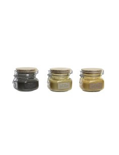 CANDELA VETRO VE203158 300GR FRAGRANZE ASSORTITE su TreG Ingrosso