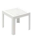 TAVOLINO BASSO MIAMI BIANCO 40X40