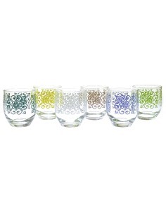 CONF 6 BICCHIERI RITA AMALFI 25CL ARCOBALENO su TreG Ingrosso