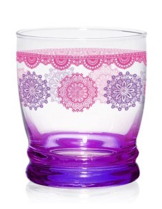 CONF 3 BICCHIERI ACQUA M96610 PERSIA FUXIA 340CC su TreG Ingrosso