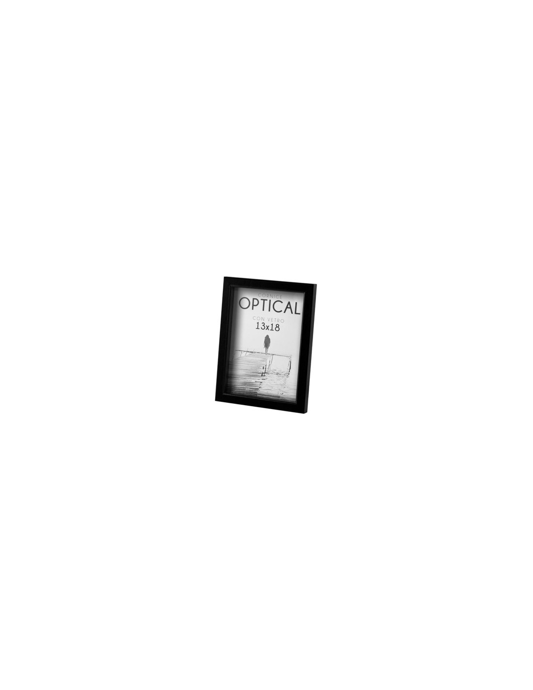 CORNICE OPTICAL 13X18 NERO su TreG Ingrosso