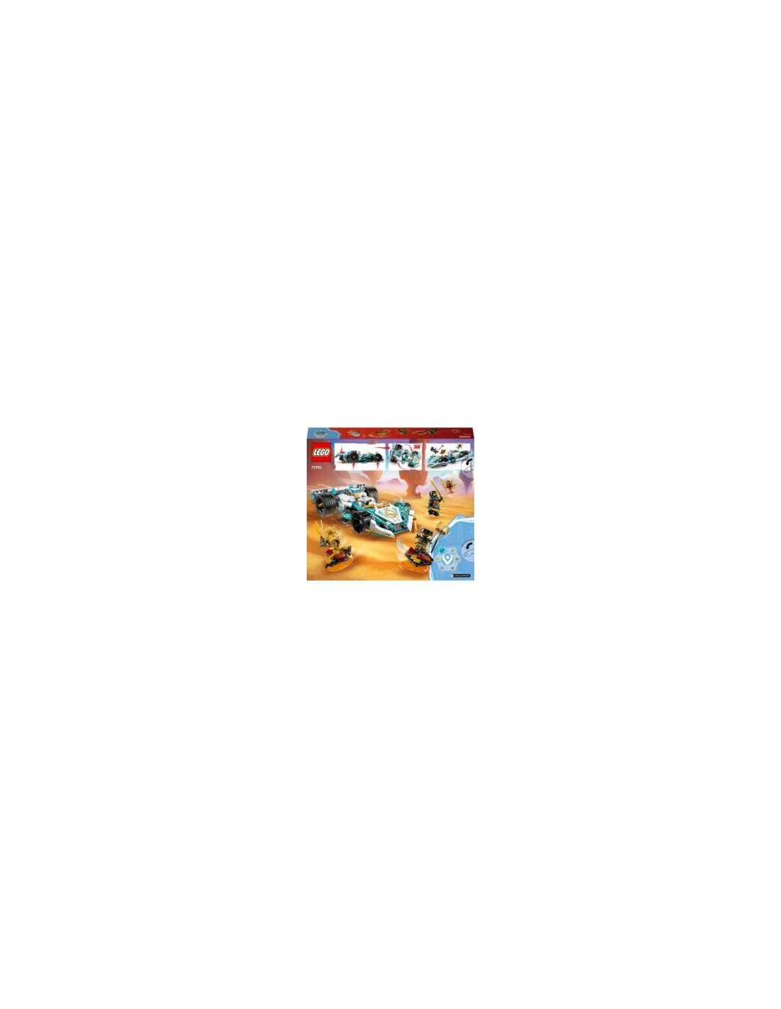 NIJAGO 71791 AUTO DA CORSA SPINJITZU DRAGON POWER DI ZANE su TreG I...