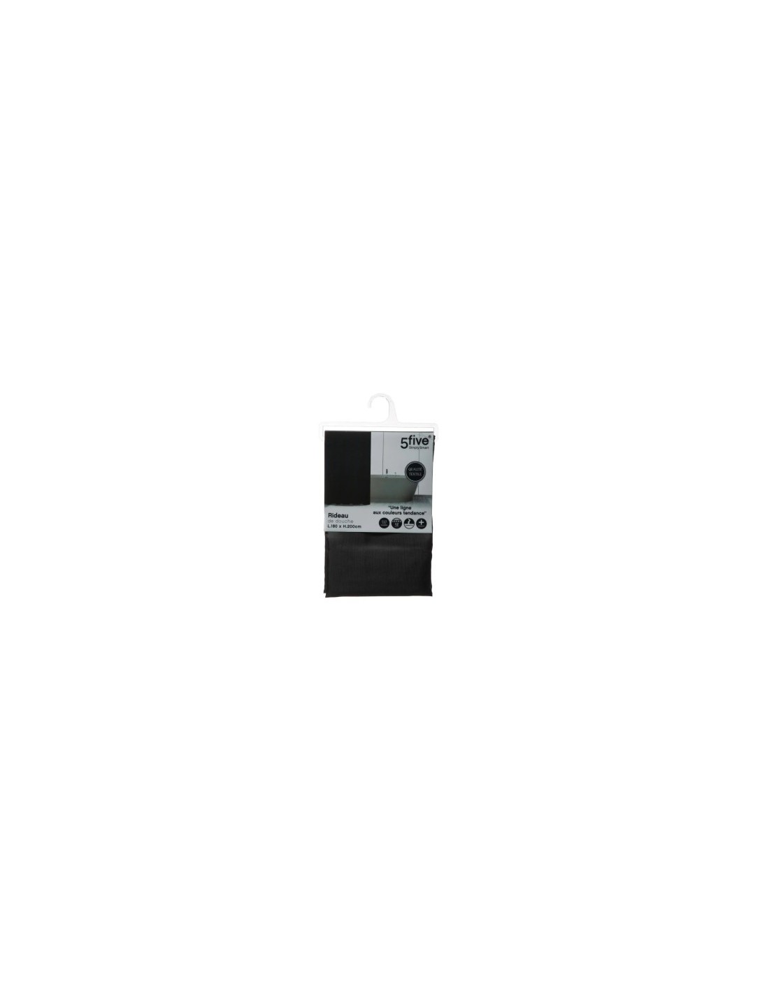 TENDA DOCCIA 105655 180X200 NERO su TreG Ingrosso