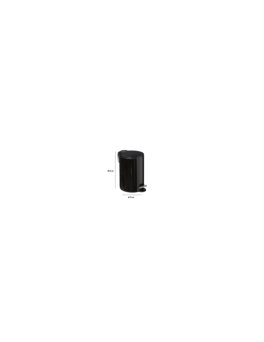 PATTUMIERA 174528J BAGNO 3LT NERO su TreG Ingrosso