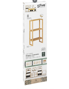 SCAFFALE 174824 BAMBOO 3P 35X20X84CM su TreG Ingrosso