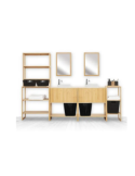 SCAFFALE 174828 BAMBOO 3P 70X33,5X84CM su TreG Ingrosso