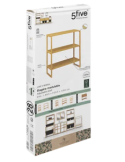 SCAFFALE 174828 BAMBOO 3P 70X33,5X84CM su TreG Ingrosso