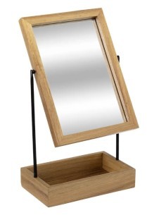 SPECCHIO 174842 CON SUPPORTO LEGNO su TreG Ingrosso