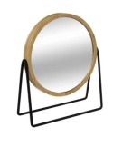 SPECCHIO 174865 BAMBOO CON SUPPORTO METALLO su TreG Ingrosso