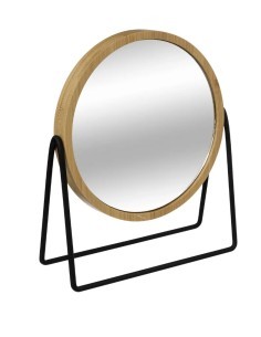 SPECCHIO 174865 BAMBOO CON SUPPORTO METALLO su TreG Ingrosso
