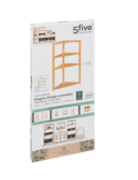SCAFFALE ANGOLARE 174874 BAMBOO 3P 36,5X33,5X80CM su TreG Ingrosso