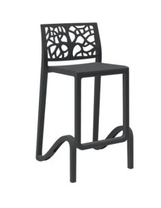 SGABELLO ZEFIRO ANTRACITE 75CM su TreG Ingrosso