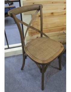 SEDIA 280470 LEGNO CROSS MARR CHIARO su TreG Ingrosso