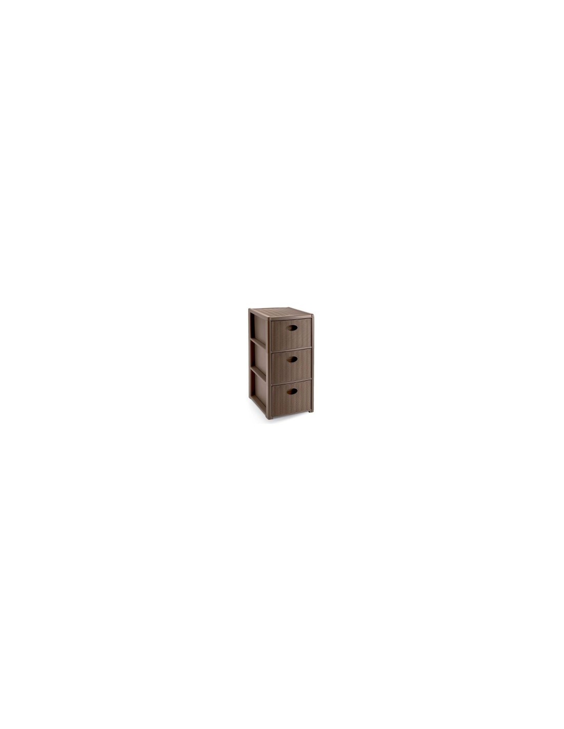 CASSETTIERA 30252 ELEGANCE SLIM 3C TORTORA su TreG Ingrosso