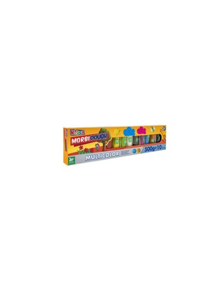 KIDEA 40412 CONF 10 TUBETTI 50GR PASTA MODELLABILE su TreG Ingrosso