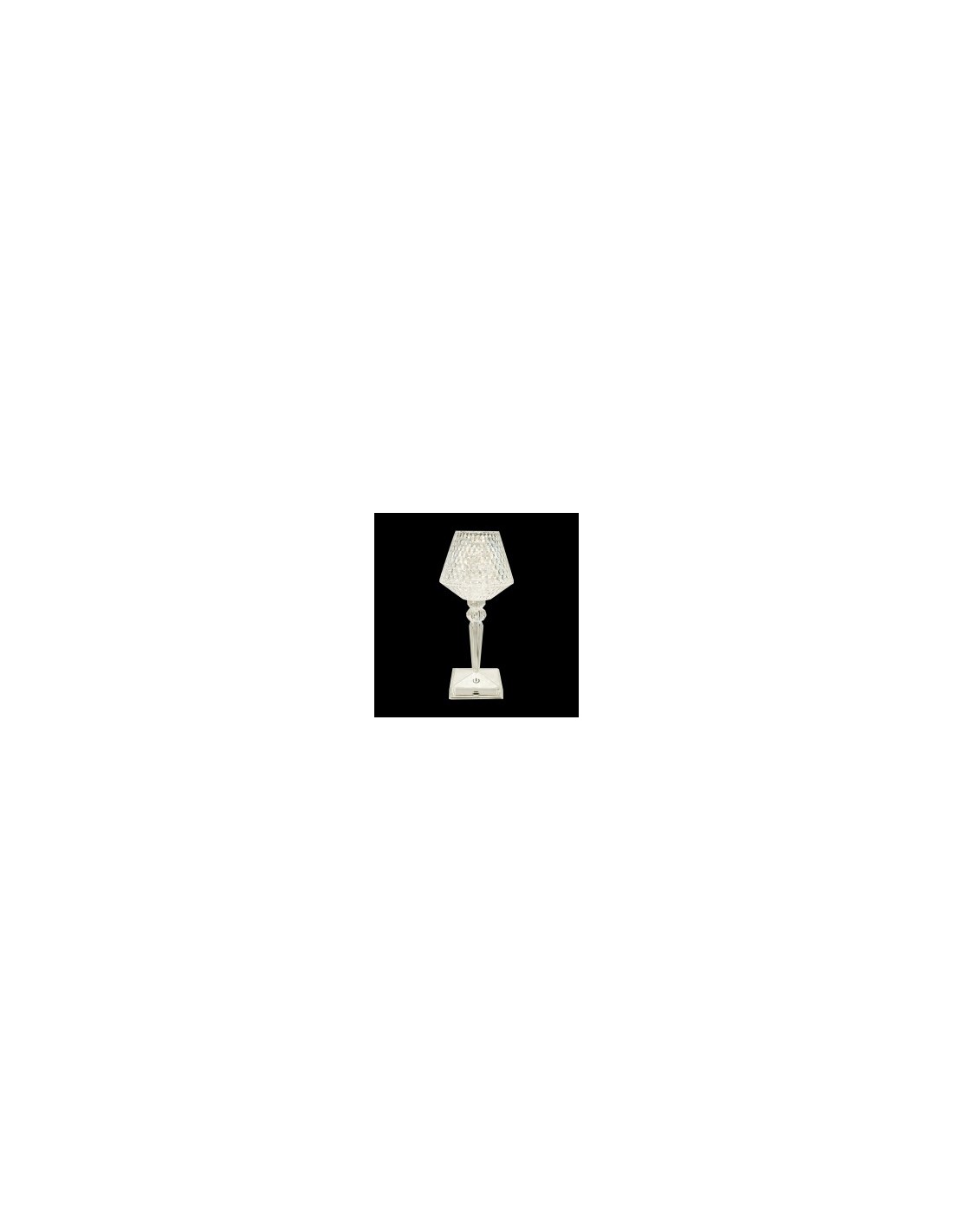 LAMPADA TAVOLO DIAMANTE D12 H25 CM su TreG Ingrosso