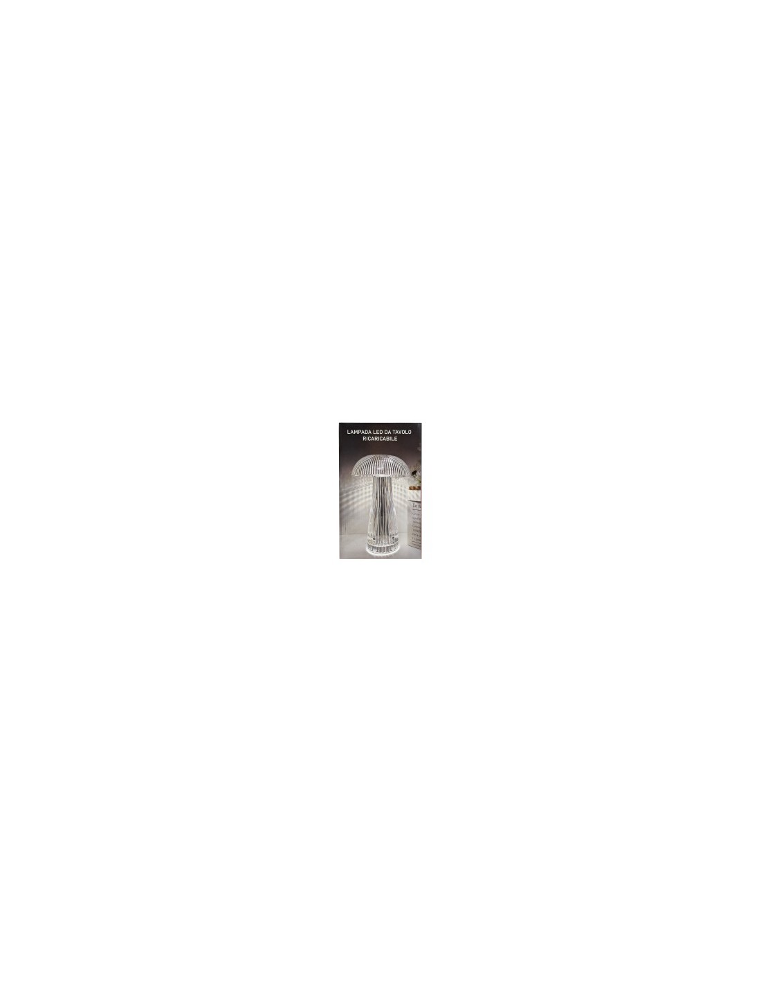 LAMPADA TAVOLO FUNGO D16 H25 CM su TreG Ingrosso