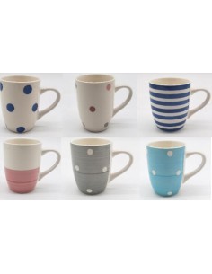 TAZZA MUG 22998 300ML ASSORTITO su TreG Ingrosso