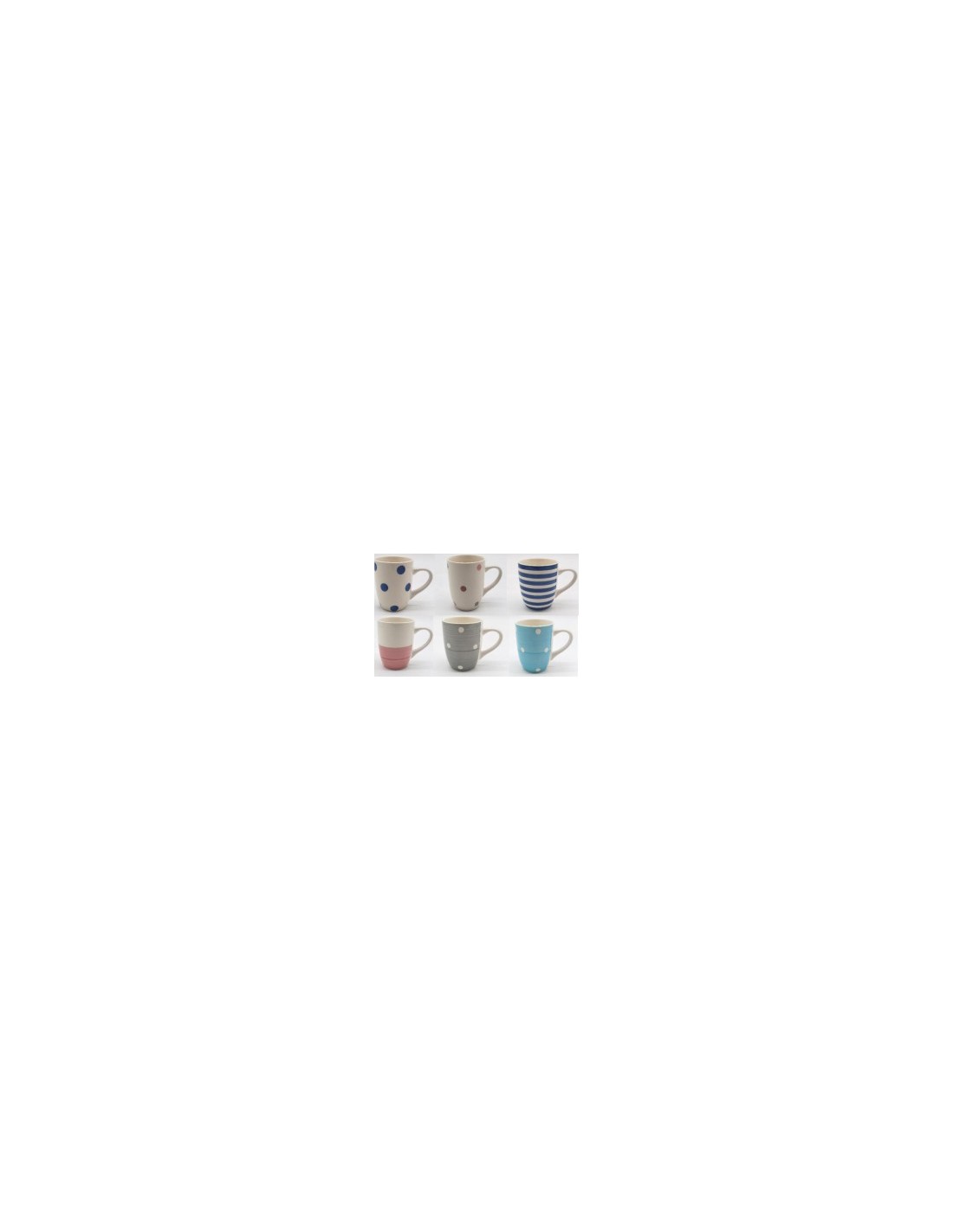 TAZZA MUG 22998 300ML ASSORTITO su TreG Ingrosso
