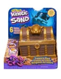 Kinetic Sand, Playset Caccia al Tesoro con Sabbia Dorata e Marrone, 9 Tesori Nascosti, Gioco per Bambini 3+ Anni