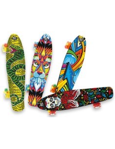 TEOSPORT 52160 SKATEBOARD 57CM RUOTE LED ASSORTITO